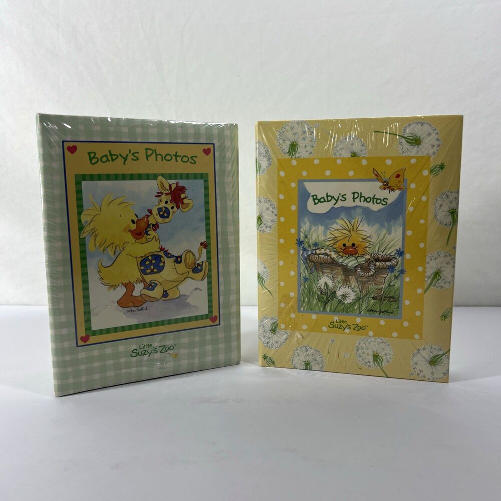 Suzy's / Suzys Zoo - Photo Album - Set of TWO - Brand New - Sealed